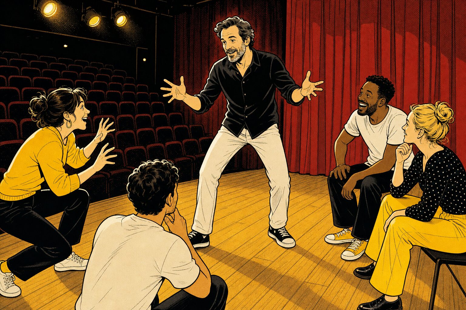 Cours d'improvisation en groupe
